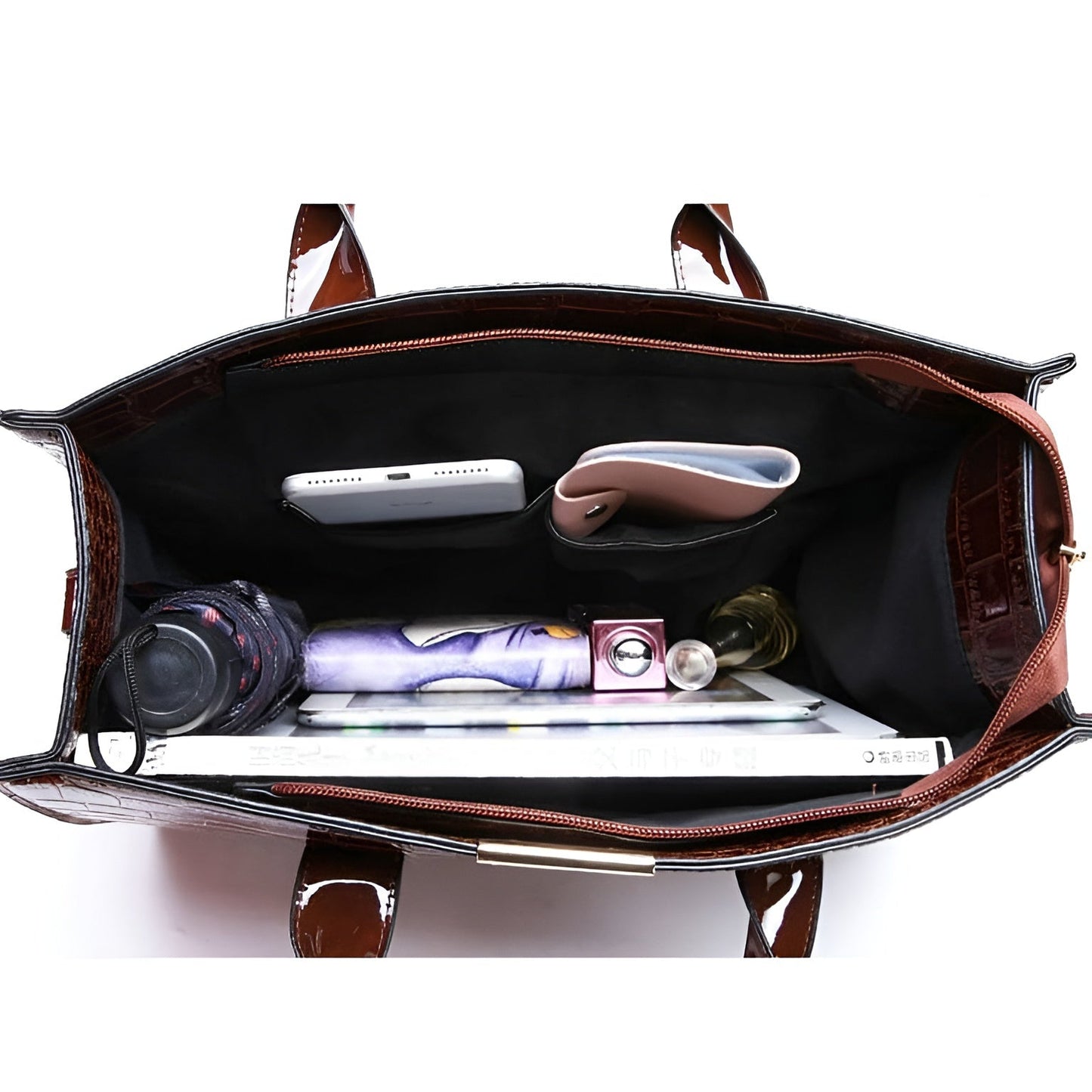Crocodile Pattern Luxury Bag